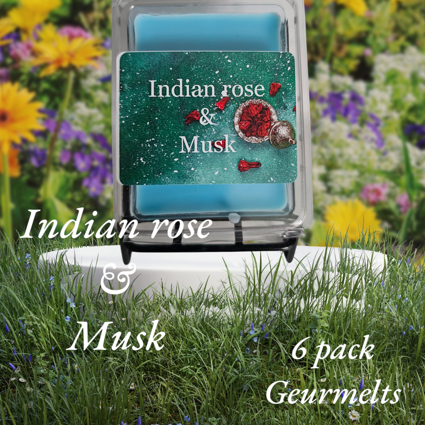 Indian rose & musk geurmelts 6-pack