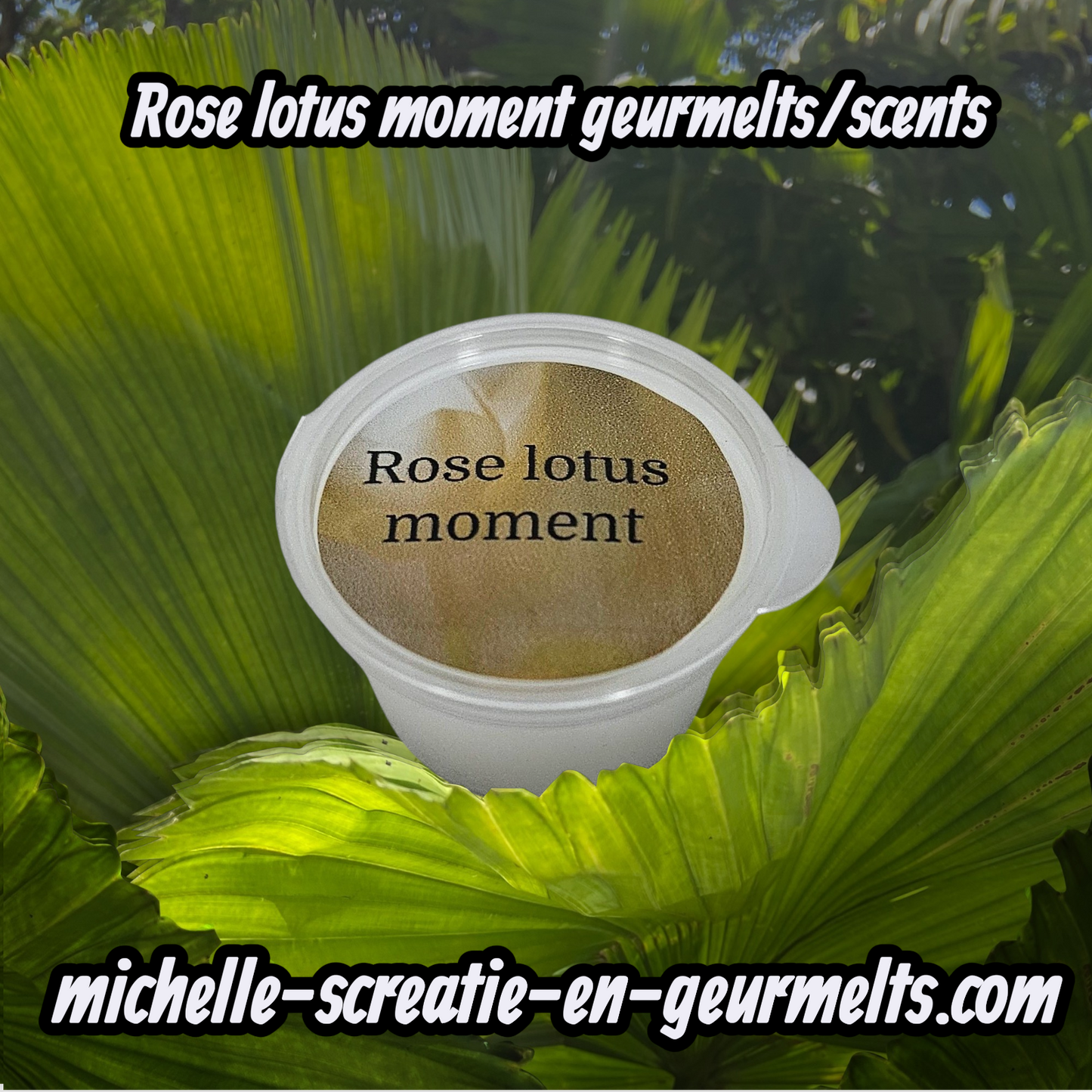 🌸 Rose Lotus Moment – Geurcup van Natuurlijk Koolzaad