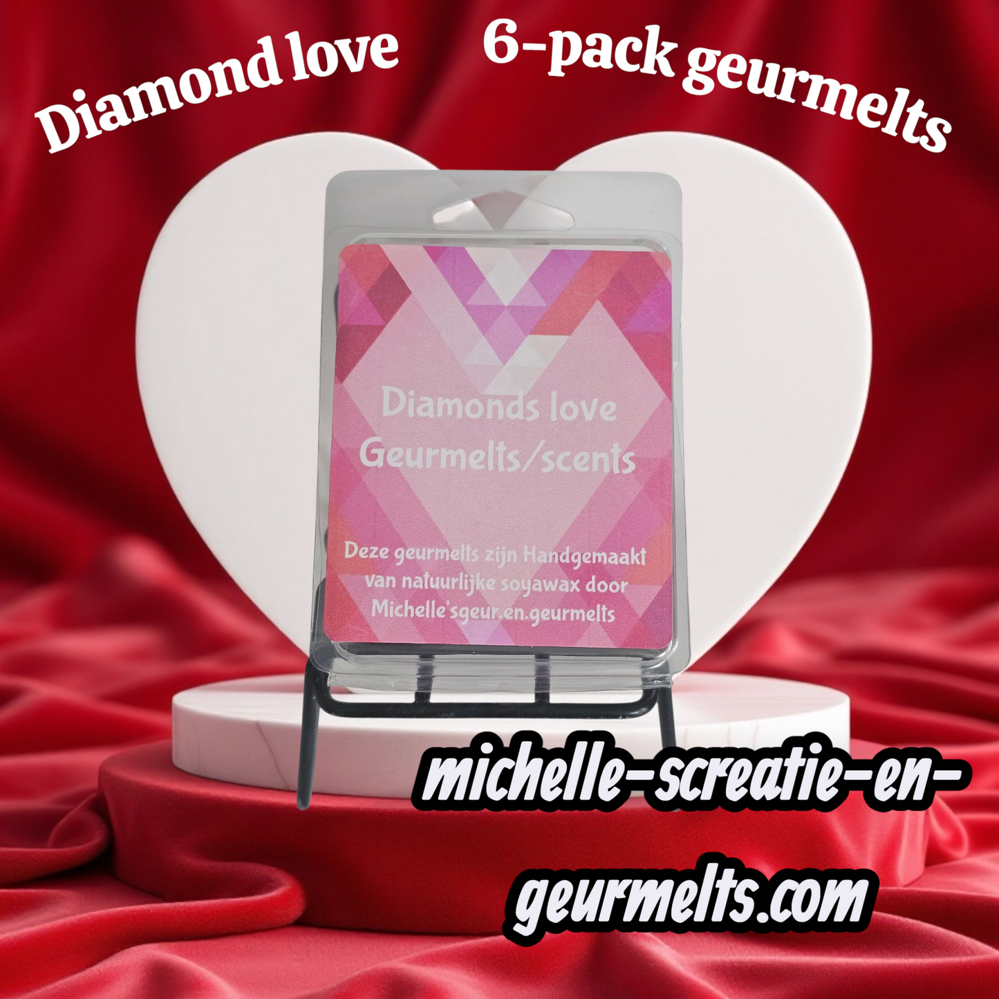 Diamond love 6-pack geurmelts