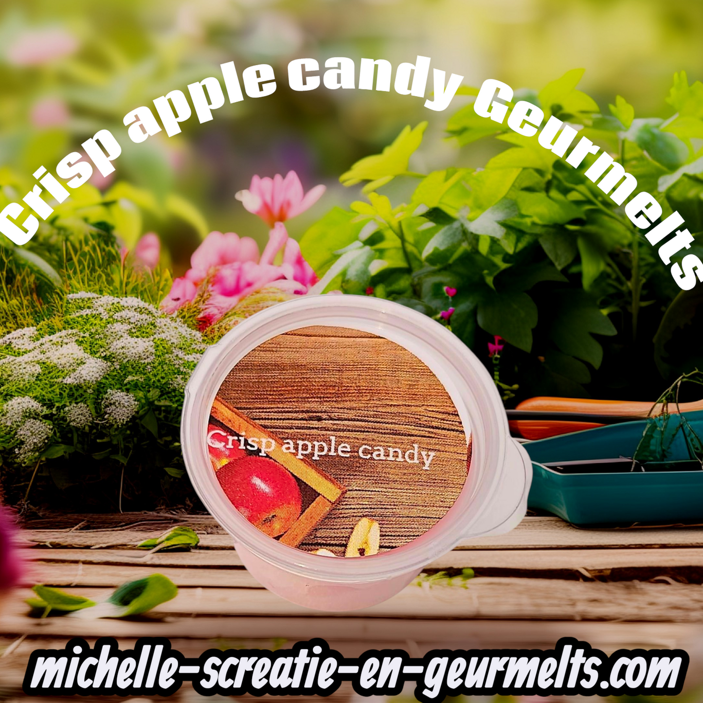 Crisp apple candy geurmelts cups