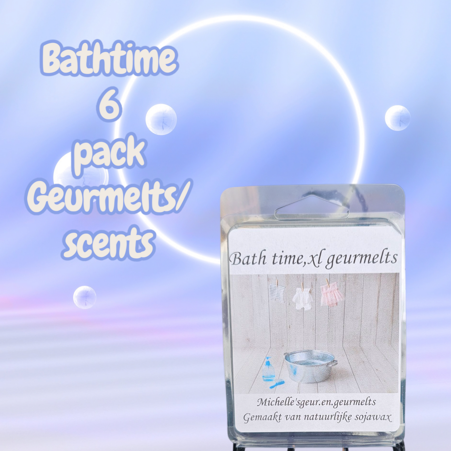 Bath time 6-pack geurmelts/ scents