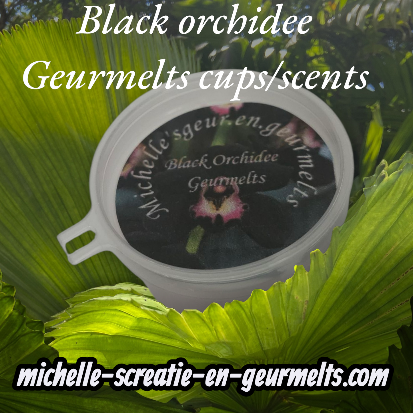 Black orchidee geurmelts cups/scents