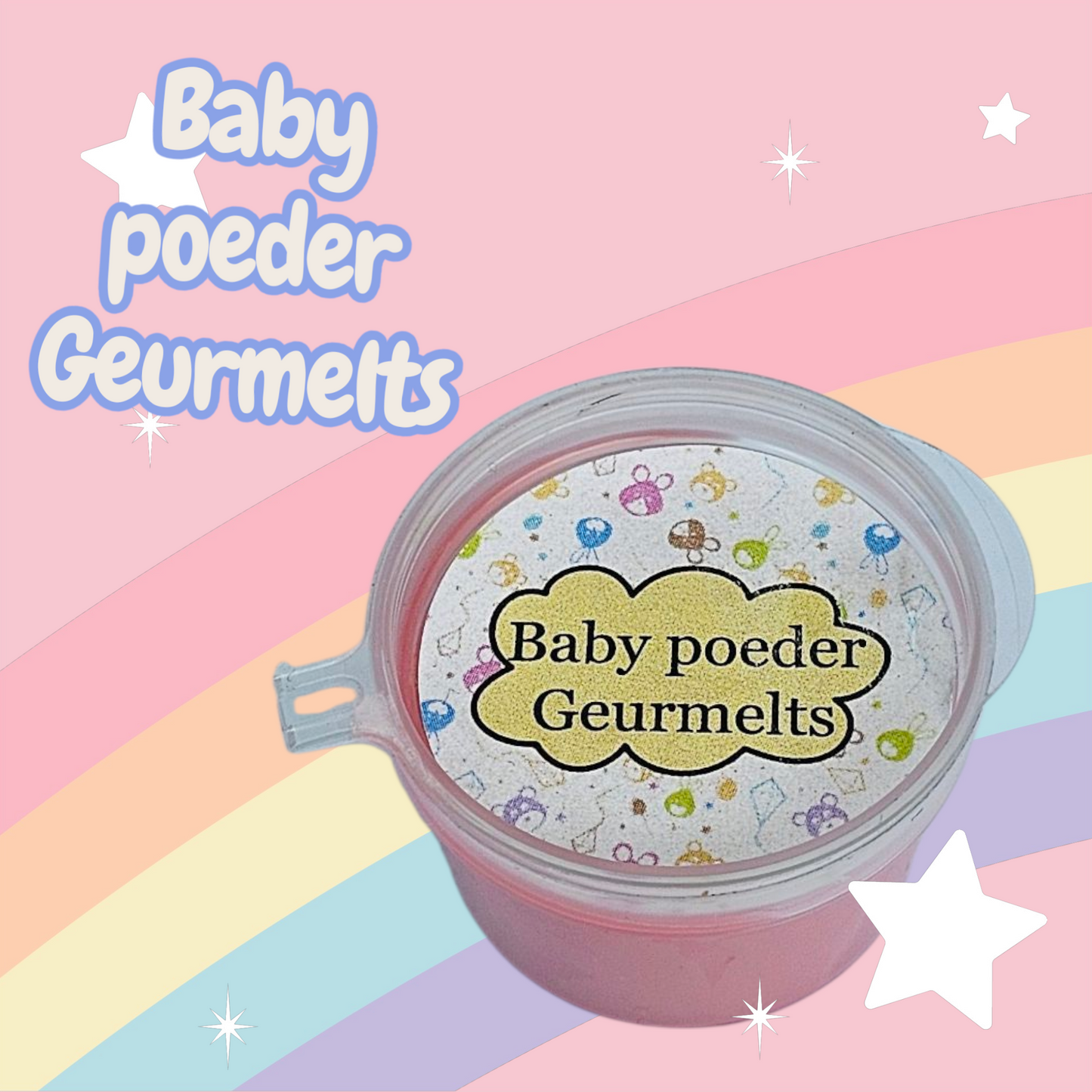 Baby poeder geurmelts