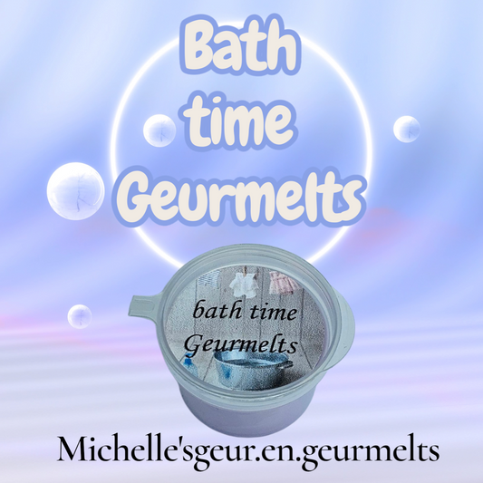 Bath time geurmelts/scents